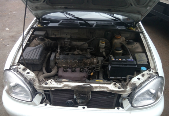 Автомобіль Daewoo Lanos, держ. №АА0807ВР, рік випуску - 2011р.,  об’єм двигуна – 1498.